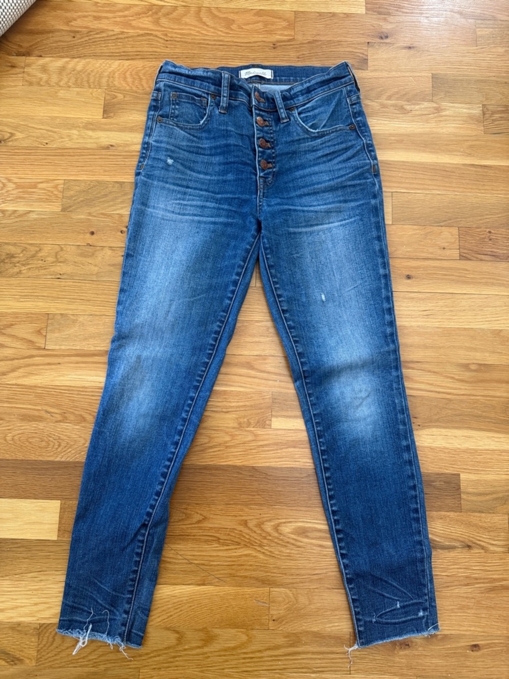 Madewell High-Rise Button-Fly Women’s Jeans - Blue